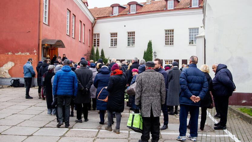 Atsisveikinimas su E. Nekrošiumi „Meno Forto“ salėje