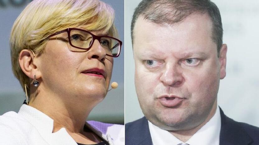 Ingrida Šimonytė ir Saulius Skvernelis