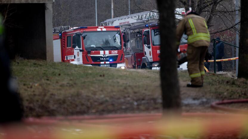 Keturis butus Viršuliškių daugiabutyje surijo liepsnos