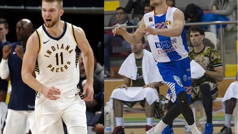 Domantas Sabonis (kairėje) ir Tautvydas Sabonis (dešinėje)