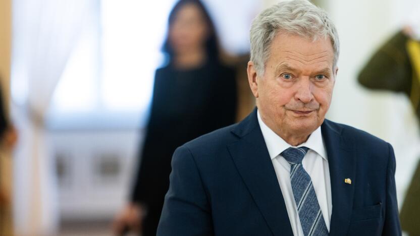 Oficialus Suomijos prezidento S. Niinisto sutikimas prezidentūroje