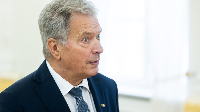 Oficialus Suomijos prezidento S. Niinisto sutikimas prezidentūroje