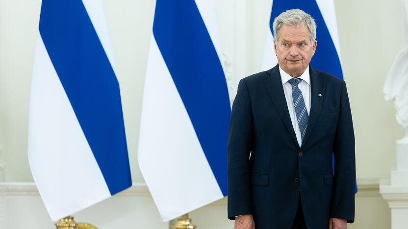 Oficialus Suomijos prezidento S. Niinisto sutikimas prezidentūroje