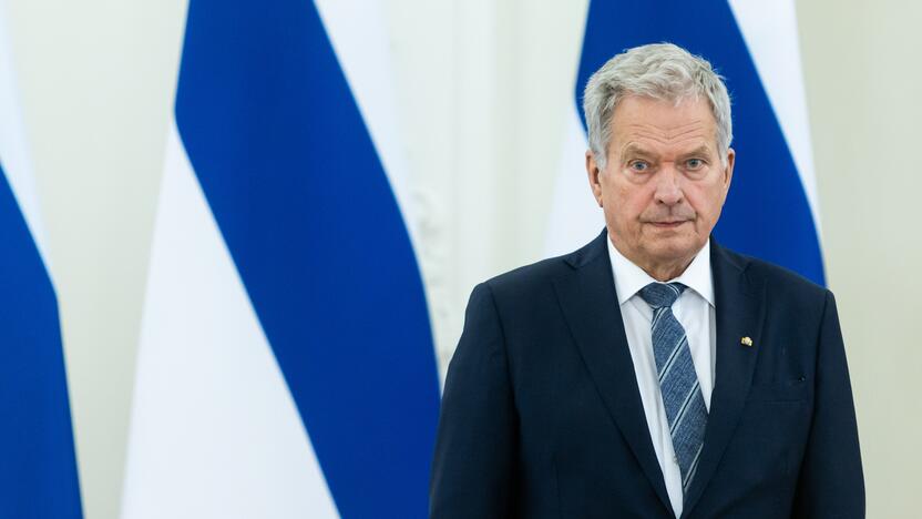 Oficialus Suomijos prezidento S. Niinisto sutikimas prezidentūroje