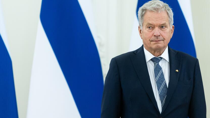 Oficialus Suomijos prezidento S. Niinisto sutikimas prezidentūroje