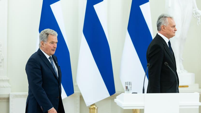 Oficialus Suomijos prezidento S. Niinisto sutikimas prezidentūroje