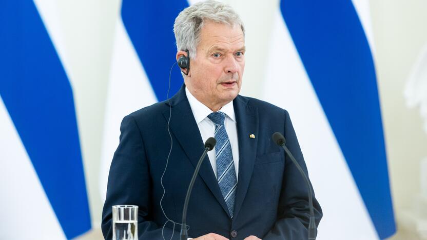 Oficialus Suomijos prezidento S. Niinisto sutikimas prezidentūroje