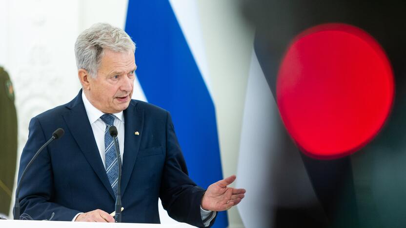 Oficialus Suomijos prezidento S. Niinisto sutikimas prezidentūroje