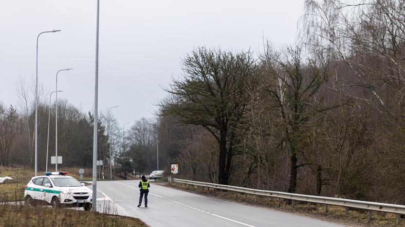 Dėl vandentiekio avarijos uždaryta Lentvario g. atkarpa