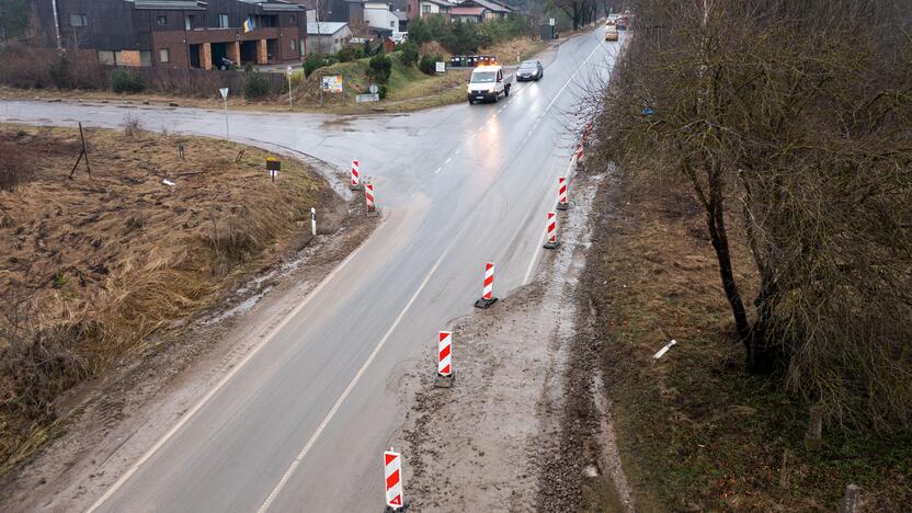 Dėl vandentiekio avarijos uždaryta Lentvario g. atkarpa