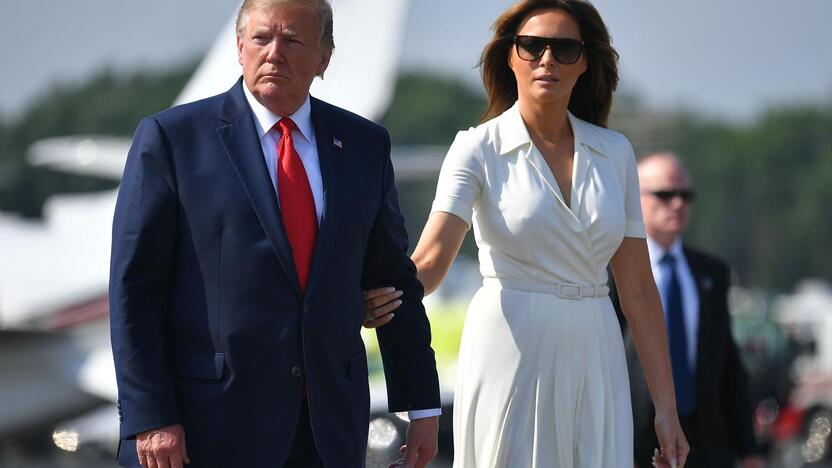 Donaldas Trumpas ir Melania