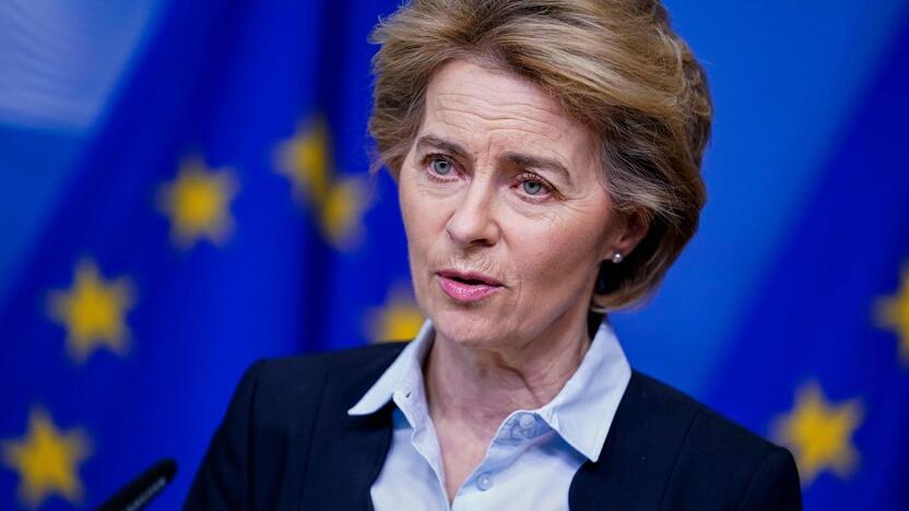 Pavyzdys: EK prezidentė U.von der Leyen turi septynis vaikus.