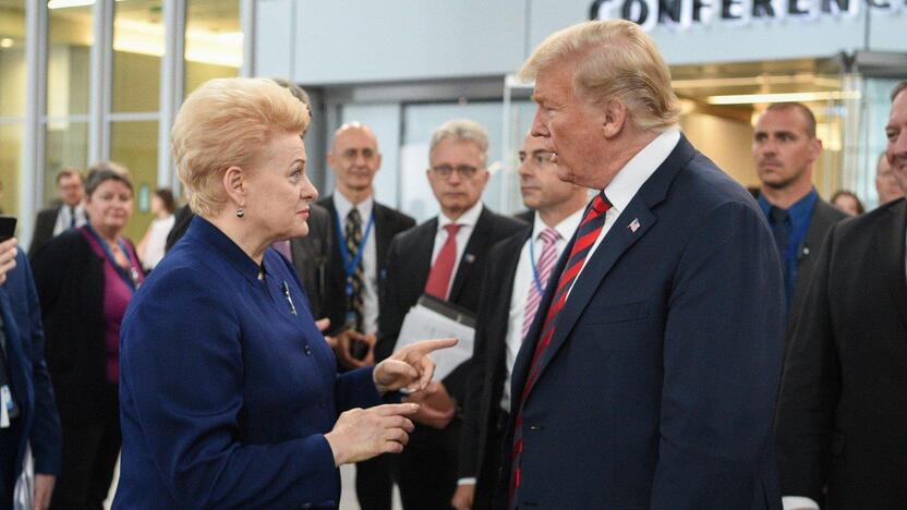 Dalia Grybauskaitė ir Donaldas Trumpas