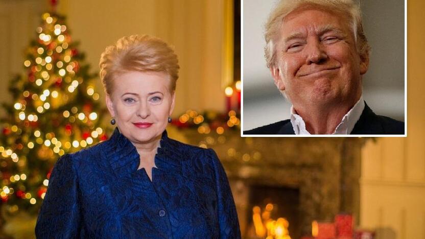 Dalia Grybauskaitė ir Donaldas Trumpas