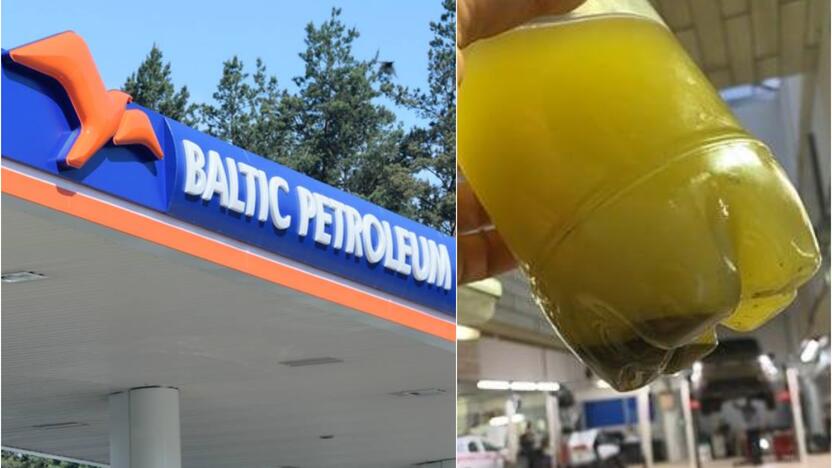 Situacija: po apsilankymo "Baltic Petroleum" degalinėje, servise meistrai išsiurbė degalus su nuosėdomis.