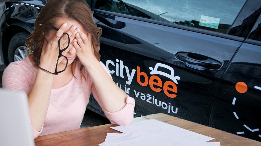 Pozicija: „CityBee“ siekia, kad žalą atlygintų ne avarijos kaltininkas, o moteris, niekada nesinaudojusi jų paslaugomis.