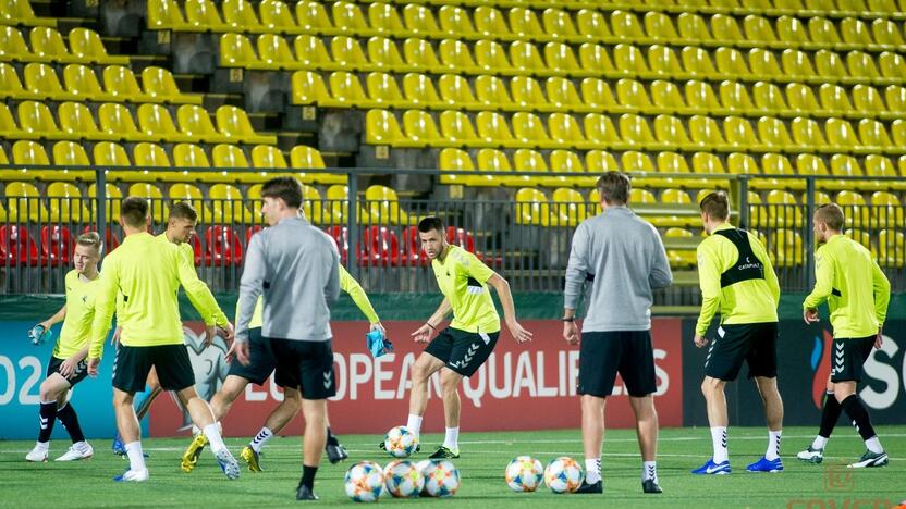 Karantinas: kol kas nežinoma, kada šiemet Lietuvos futbolo rinktinė surengs pirmą treniruočių stovyklą.