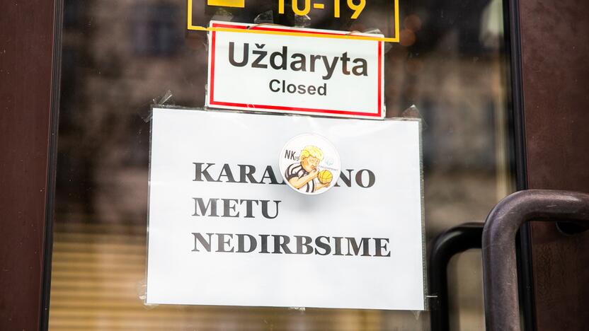 Pinigai: nors veikla paralyžiuota, ne visas smulkusis ar vidutinis verslas gaus valstybės paramą.