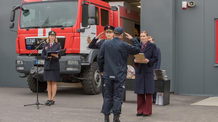 Kaune atidaryta rekonstruota gaisrinė