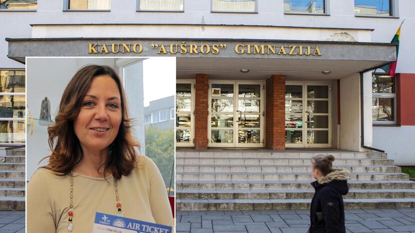 Sutapimas: "Aušros" gimnazijos direktorė N.Baltrėnienė, jos sutuoktinis, kaip ir išplatinto pranešimo autorius, priklauso tai pačiai Socialdemokratų partijai.