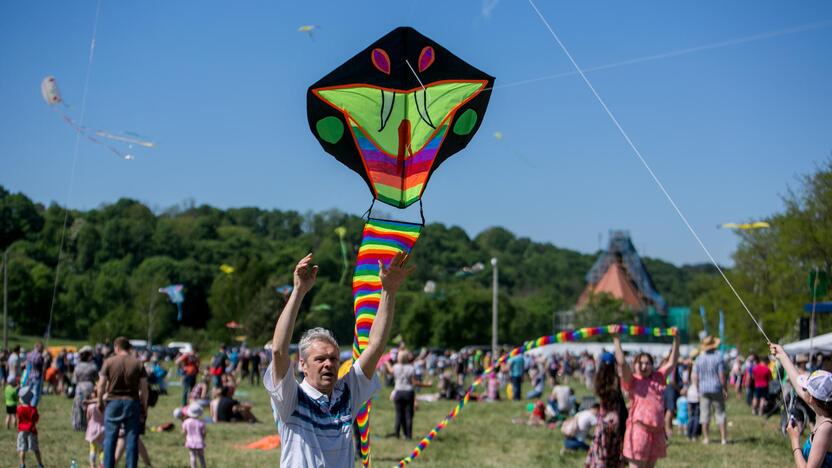 Populiarus: Aitvarų festivalis kiekvieną pavasarį į Zapyškį suburia būrius siekiančiųjų pakinkyti vėją.