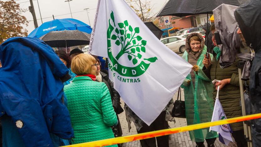 Piketas prieš planus dalį Kauno rajono teritorijos prijungti prie miesto