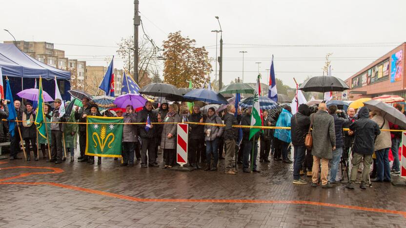 Piketas prieš planus dalį Kauno rajono teritorijos prijungti prie miesto