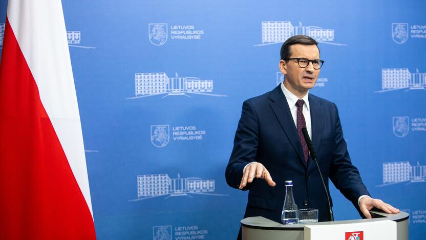 Lietuvos ir Lenkijos ministrų pirmininkų spaudos konferencija