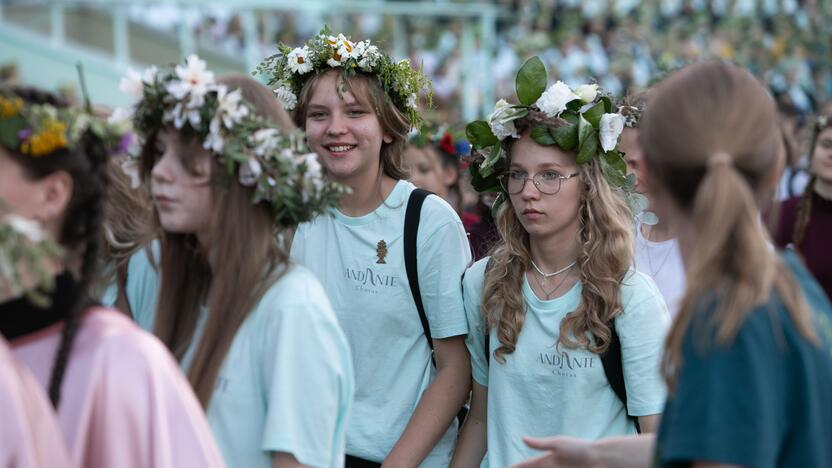 Vingio parke – šimtmečio Dainų šventės finalas 