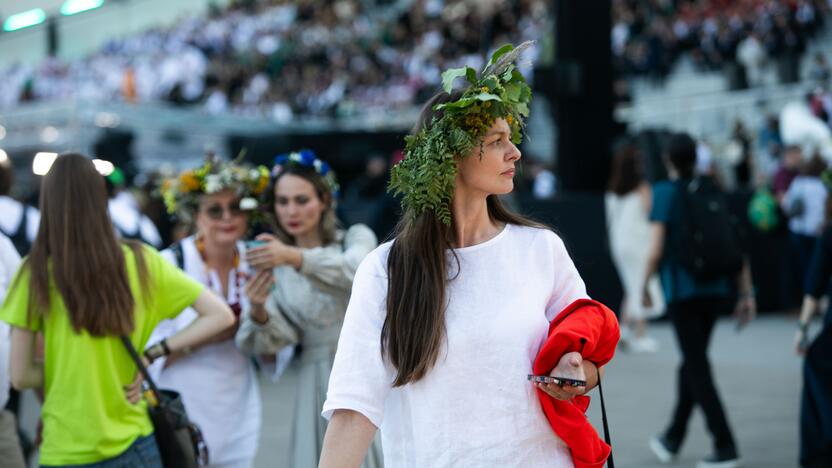 Vingio parke – šimtmečio Dainų šventės finalas 