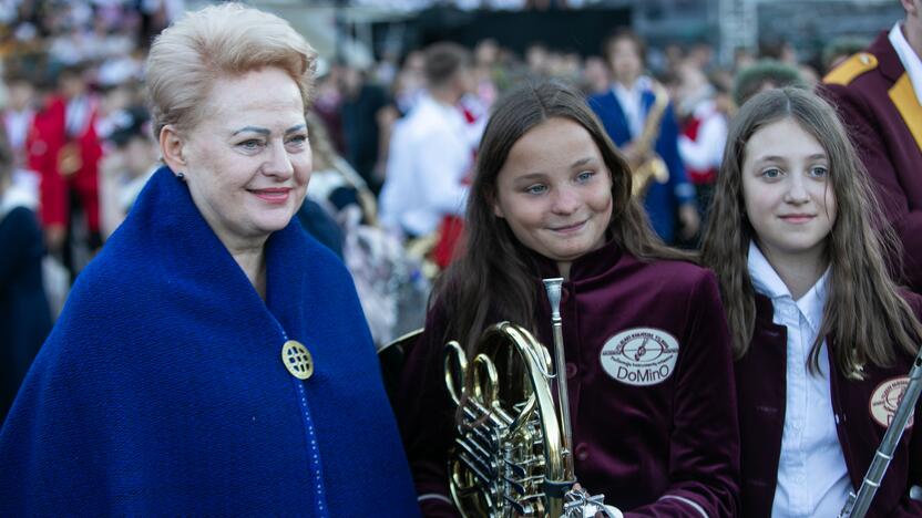 Vingio parke – šimtmečio Dainų šventės finalas 