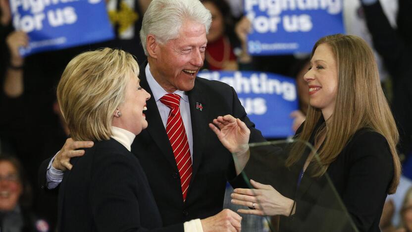 Hillary Clinton, Billas Clintonas, Chelsea Clinton.