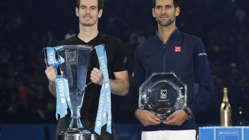 Andy Murray ir Novakas Džokovičius.