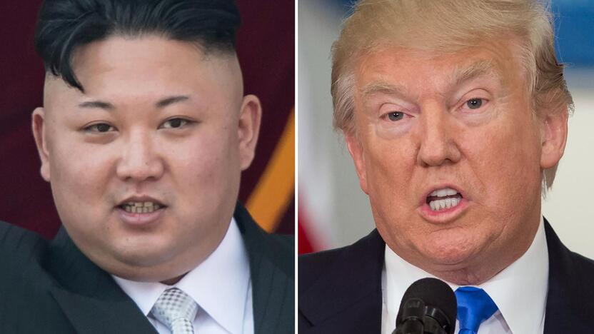 Kim Jong Unas ir Donaldas Trumpas