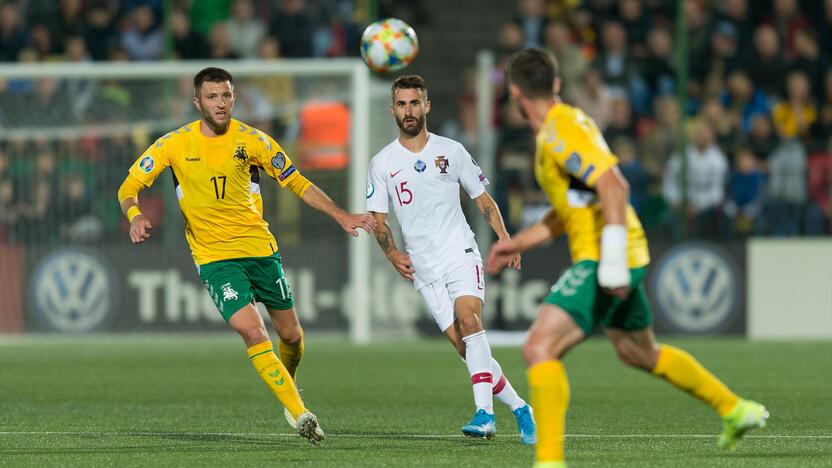 Futbolas: Lietuva – Portugalija 1:5