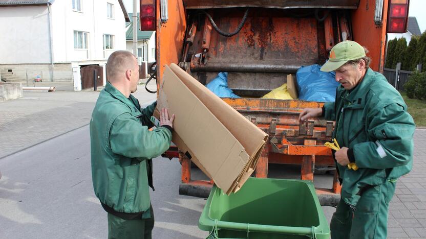 Rezultatai: per dvi savaites Labrenciškių gyventojai išrūšiavo 300 kg stiklo ir 760 kg popieriaus, plastiko, skardinių pakuočių atliekų.