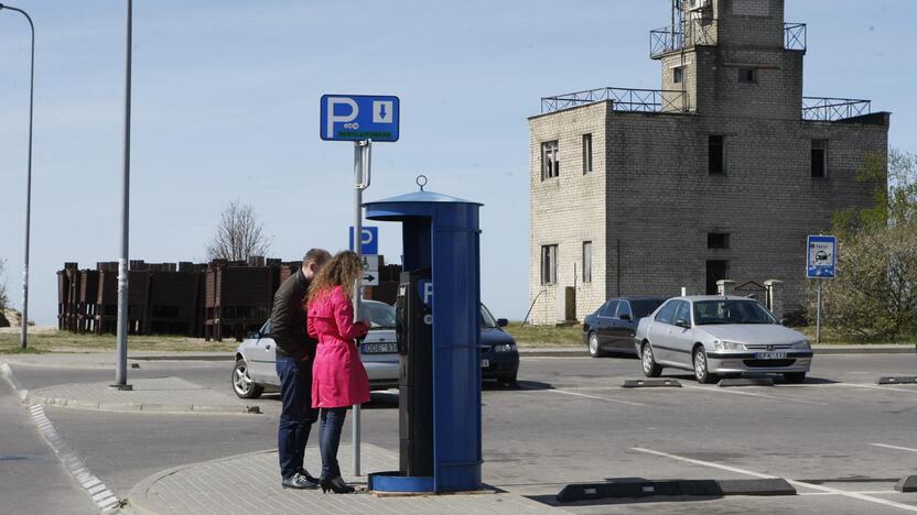 Pradžia: rinkliavą už automobilių stovėjimą uostamiesčio pajūrio zonoje reikia mokėti nuo gegužės.