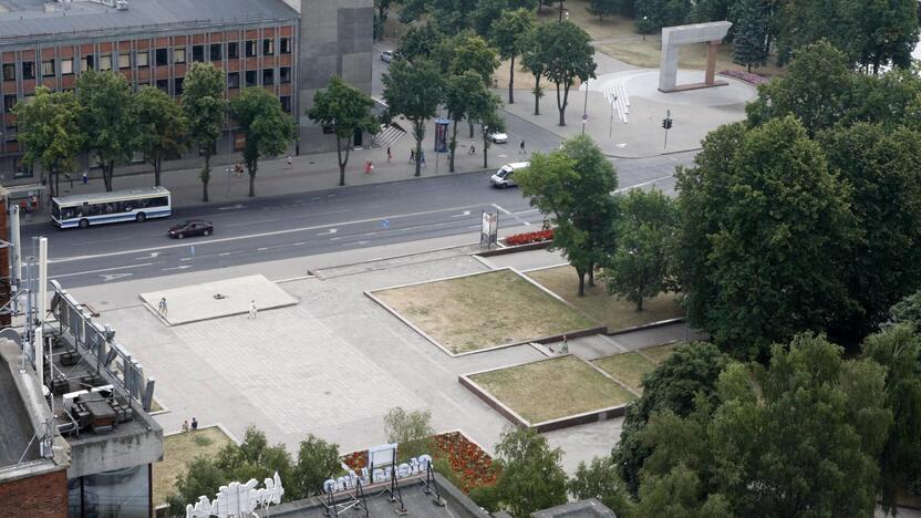 Istorija: planuojant Atgimimo aikštės atnaujinimo galimybes, prisimintos istorinės gatvės ir pastatai.