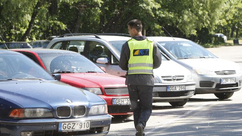 Vertinimas: žaliojoje zonoje už automobilių stovėjimą mokama pavyzdingiausiai.