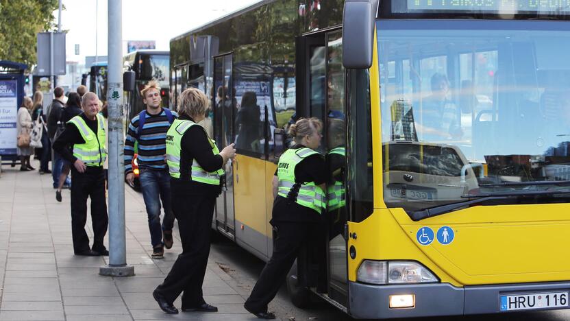 Nuo rugsėjo miesto autobusuose sustiprinta keleivių kontrolė.