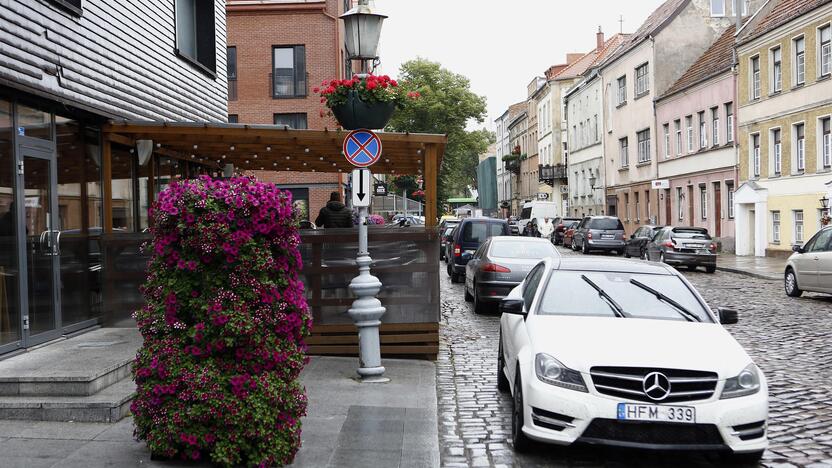 Problema: šį pavasarį Žvejų gatvė virto didžiule automobilių aikštele.