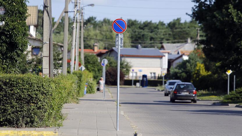 Pokyčiai: Molo gatvės dalyje įrengti ženklai, draudžiantys automobilių stovėjimą.