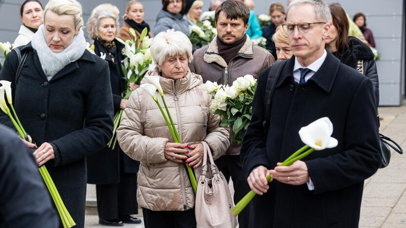 Atsisveikinimas su primabalerina L. Aškelovičiūte-Razmiene