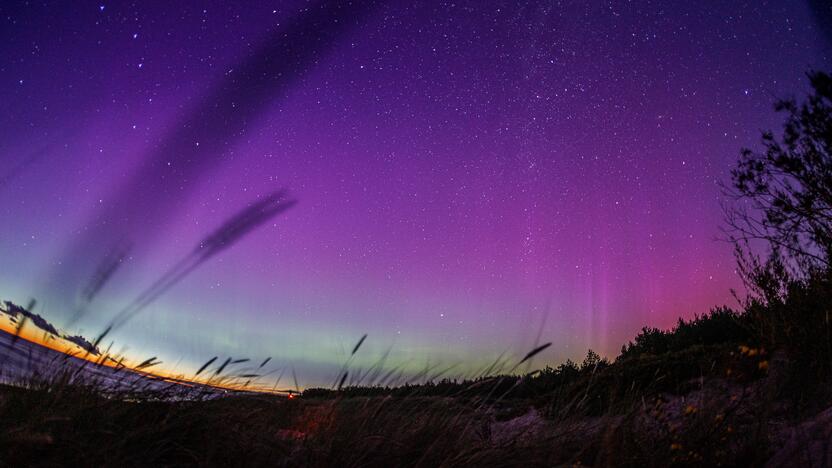 Lietuvoje pasirodė meteorų lietus ir Šiaurės pašvaistė