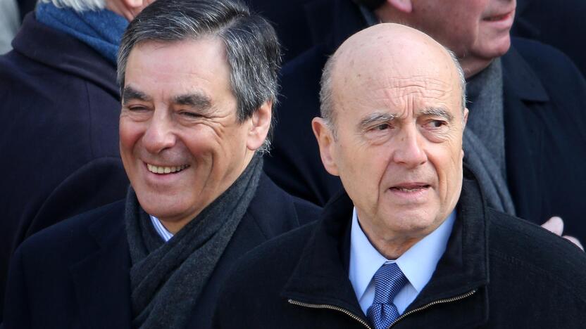 Fracois Fillonas ir Alainas Juppe