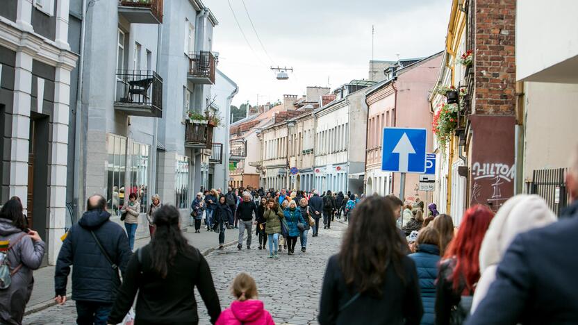 Popiežius Pranciškus meldėsi Santakos parke