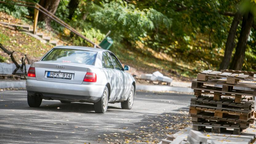 Po remonto atnaujintas eismas Žemaičių gatvės įkalne