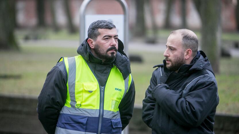 Stadioną statančių turkų protestas