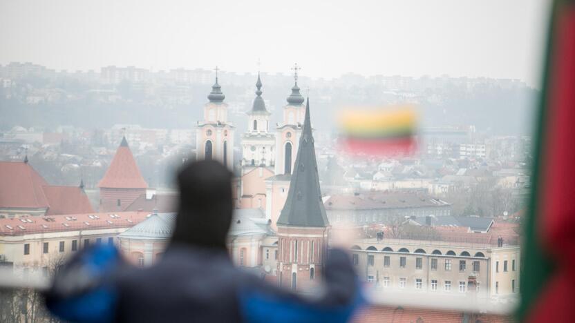 „Tautiška giesmė“ nuo Kauno kalvų