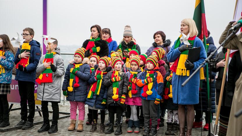 „Tautiška giesmė“ nuo Kauno kalvų